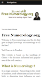 Mobile Screenshot of free-numerology.org